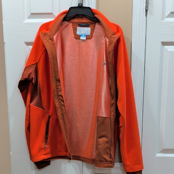 Columbia Other - Columbia Bright Orange Full-Zip Jacket